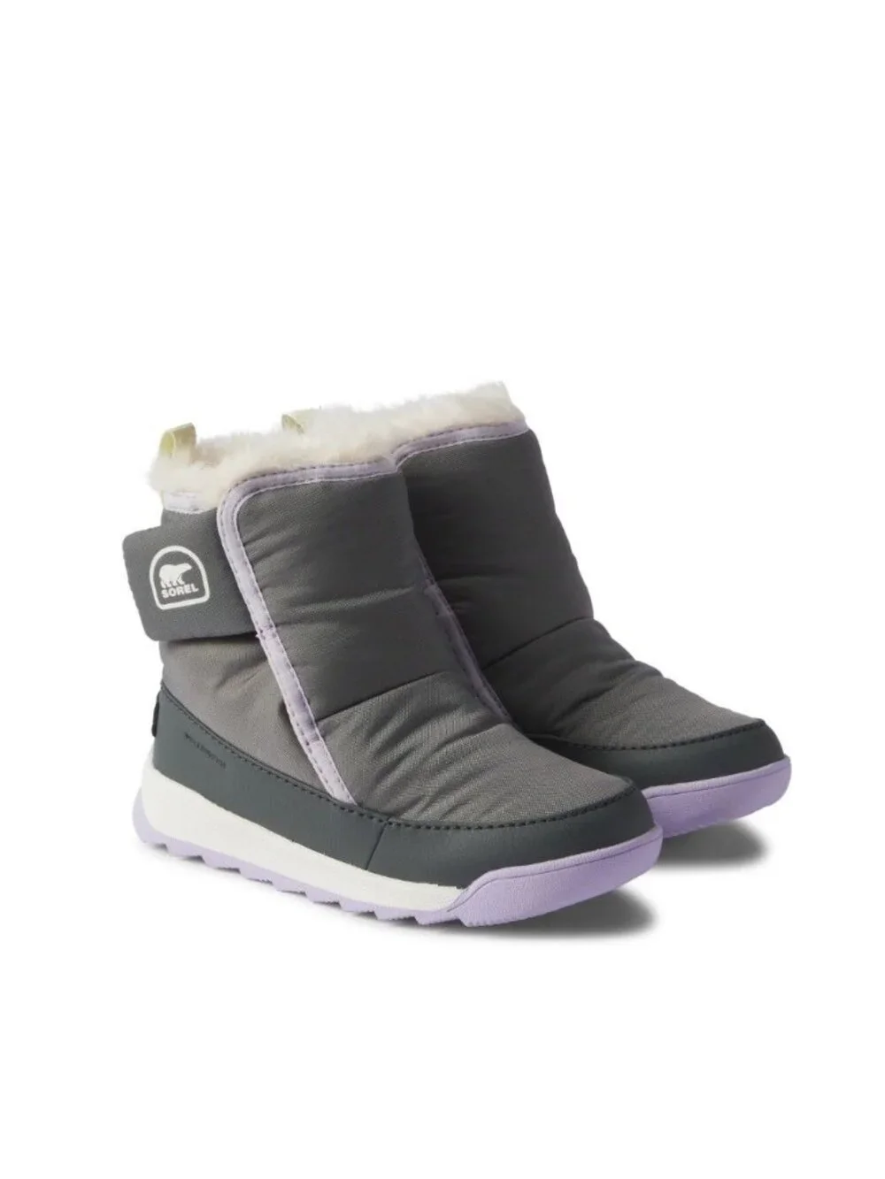 SOREL Kids Whitney II Plus Bootie WP Kids Shoes Lavender Cloud Size 4 Toddler